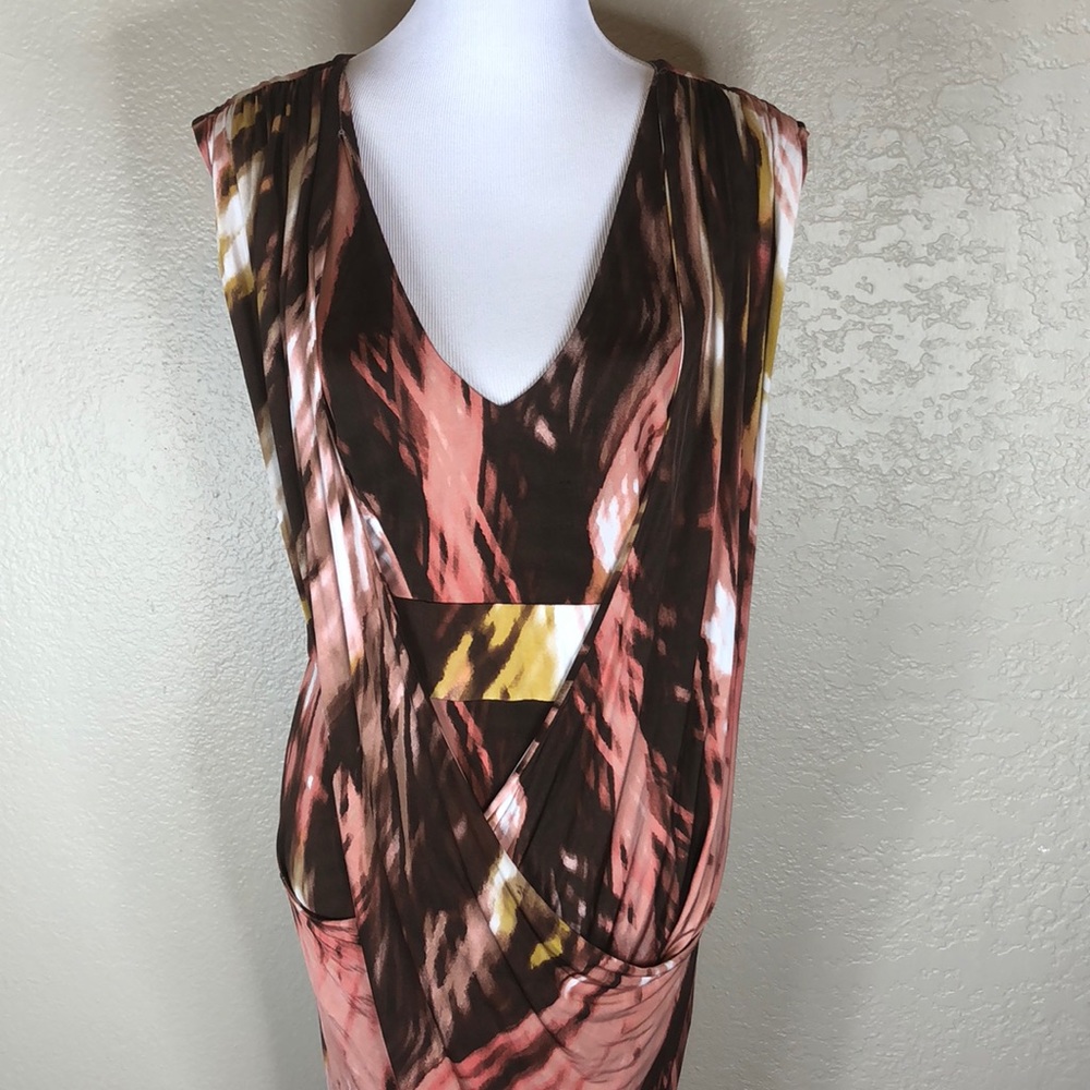 BCBGMAXAZRIA Coralmul Wrap Dress Sz: XL